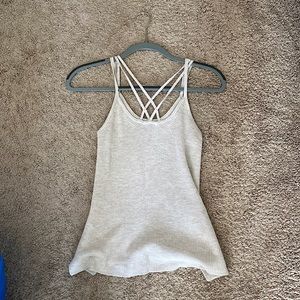 American Eagle Tank Top with Crossover Straps in the Front of Shirt